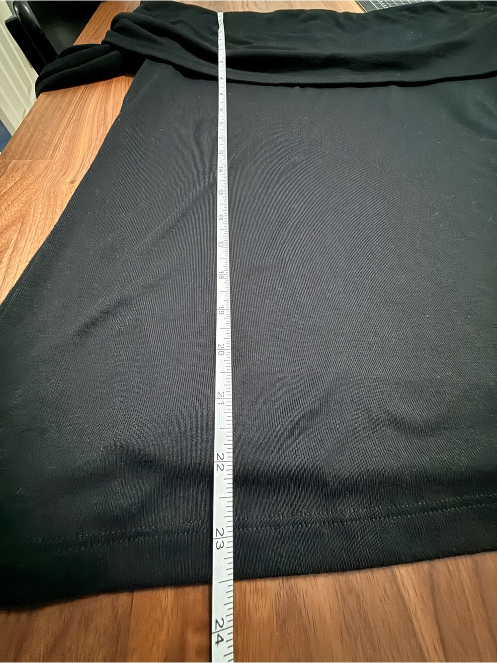 Old Navy Black Off-Shoulder Draped Neck Tunic - Picture 6 of 6